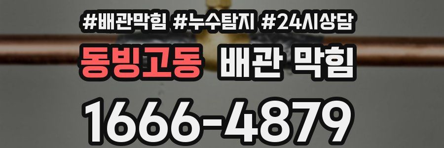 동빙고동 배관 막힘