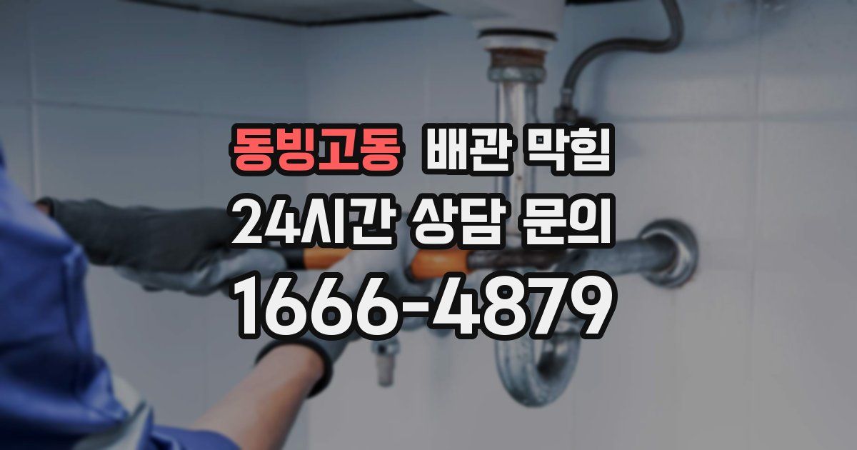 동빙고동 배관 막힘
