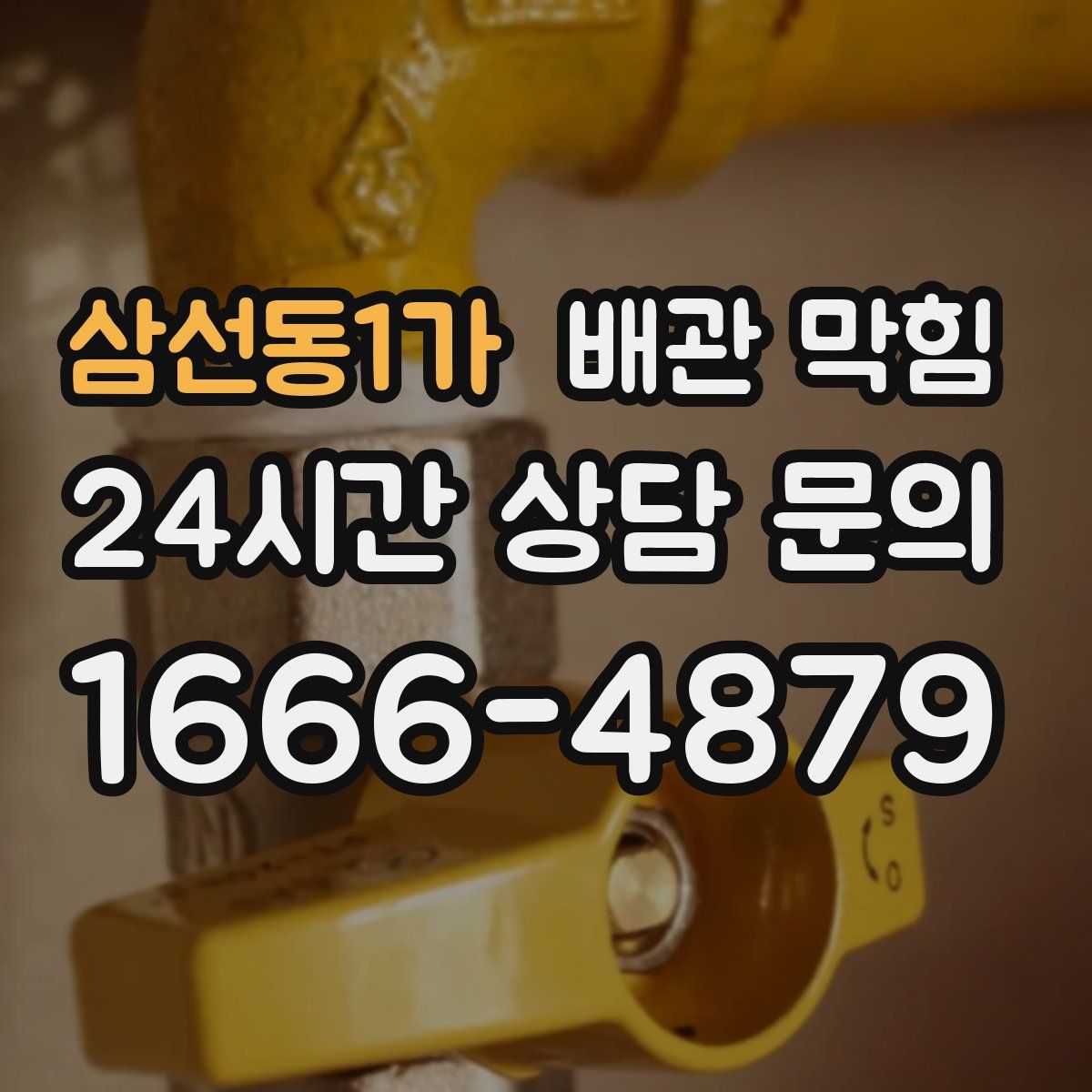 삼선동1가 배관 막힘