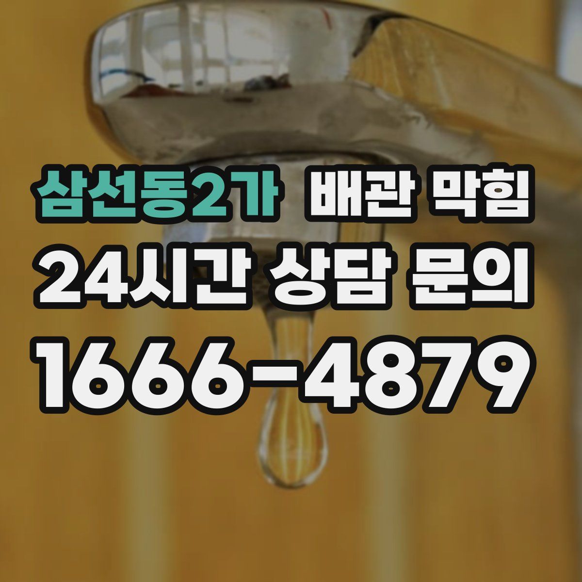 삼선동2가 배관 막힘