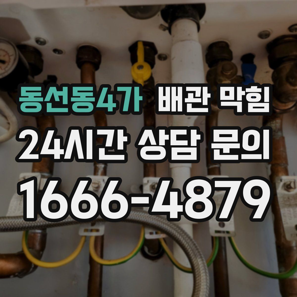 동선동4가 배관 막힘