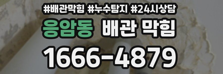 응암동 배관 막힘