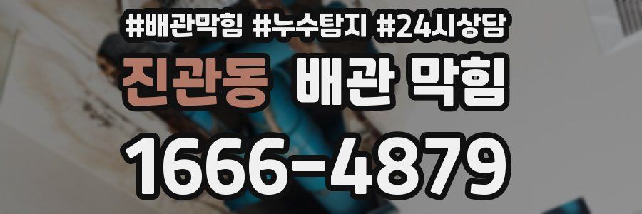 진관동 배관 막힘