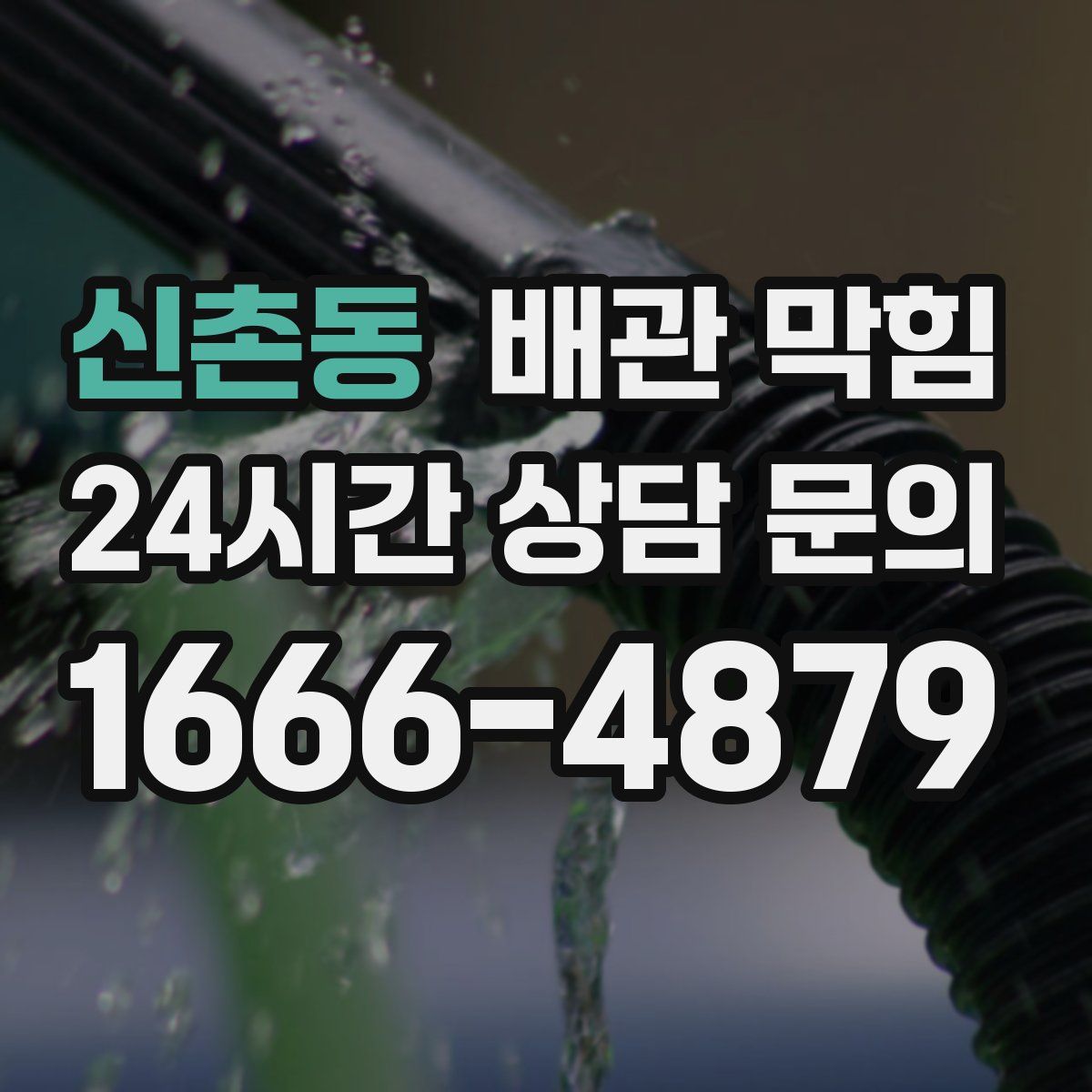 신촌동 배관 막힘