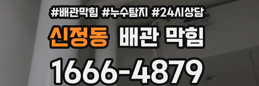 신정동 배관 막힘