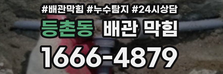 등촌동 배관 막힘