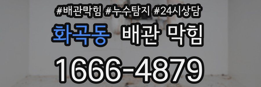 화곡동 배관 막힘