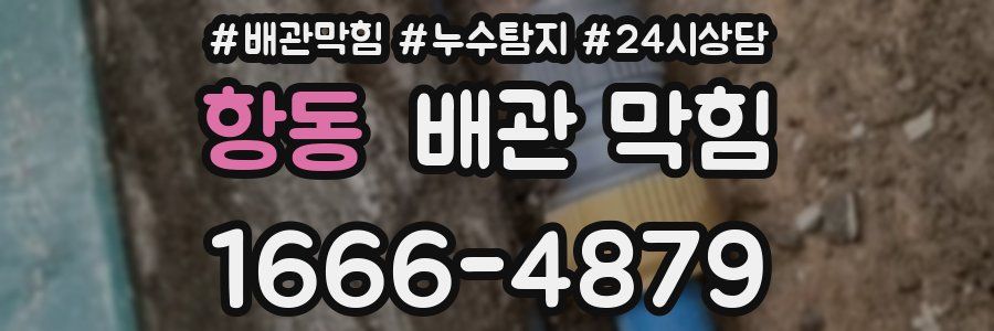 항동 배관 막힘