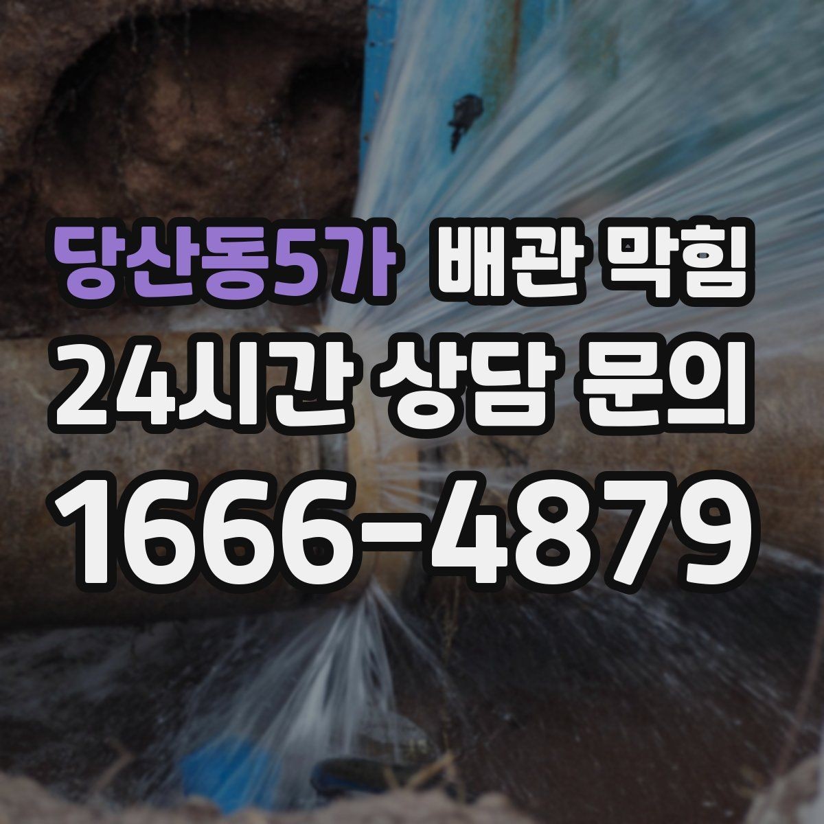 당산동5가 배관 막힘 배수구 물막이가 깨지면 냄새가 올라옵니다