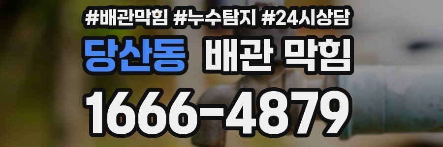 당산동 배관 막힘