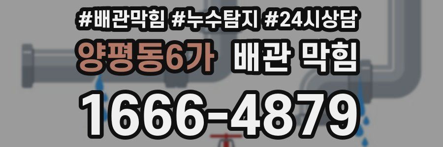 양평동6가 배관 막힘