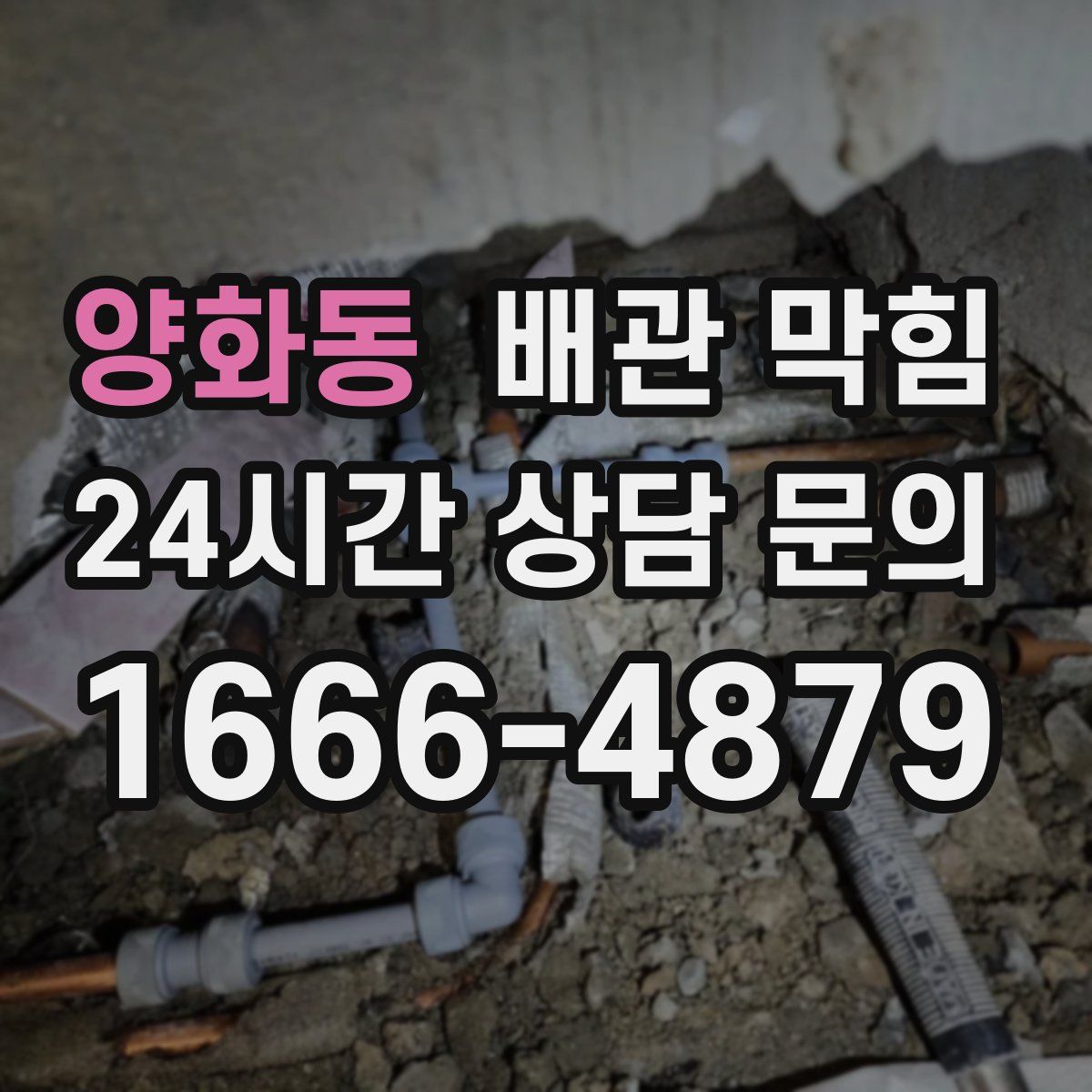 양화동 배관 막힘
