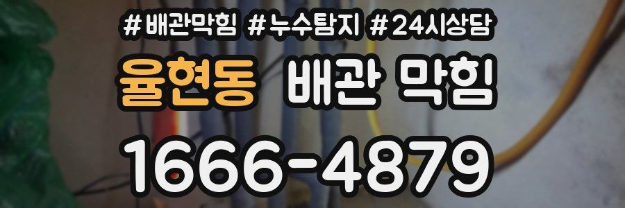 율현동 배관 막힘