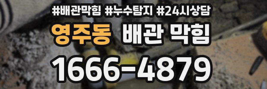 영주동 배관 막힘