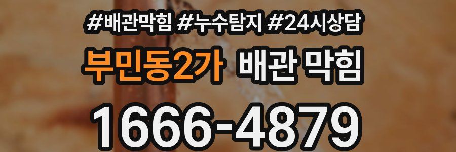 부민동2가 배관 막힘