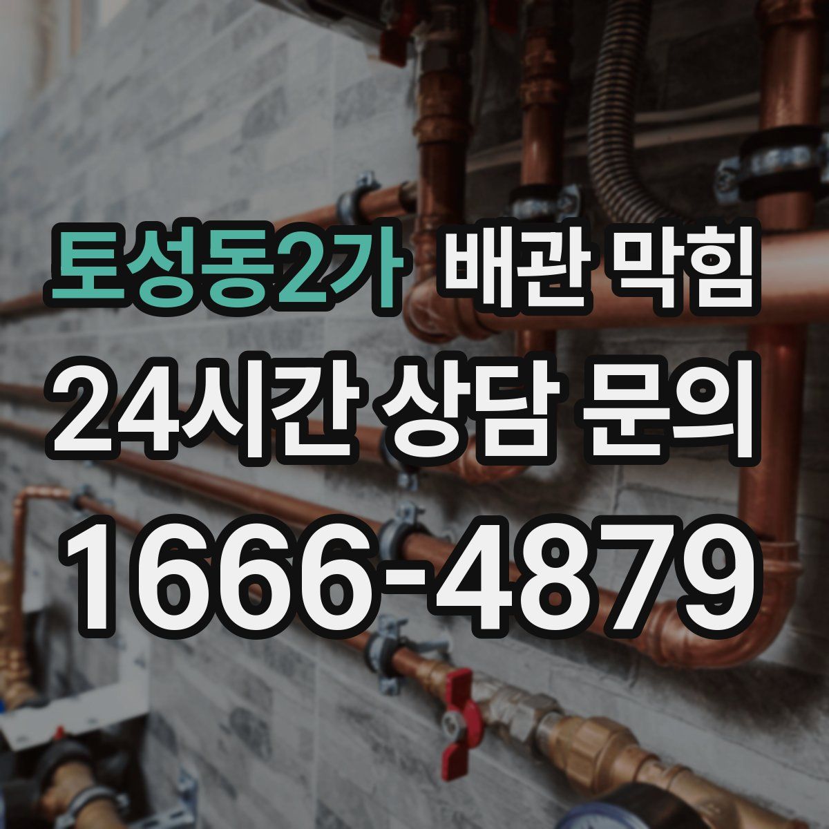 토성동2가 배관 막힘