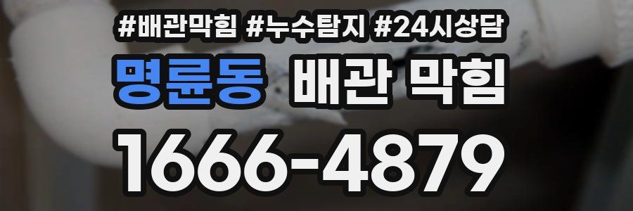 명륜동 배관 막힘