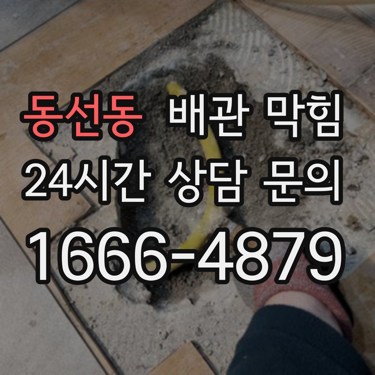동선동 배관 막힘