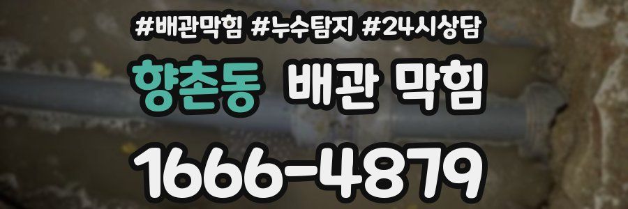 향촌동 배관 막힘