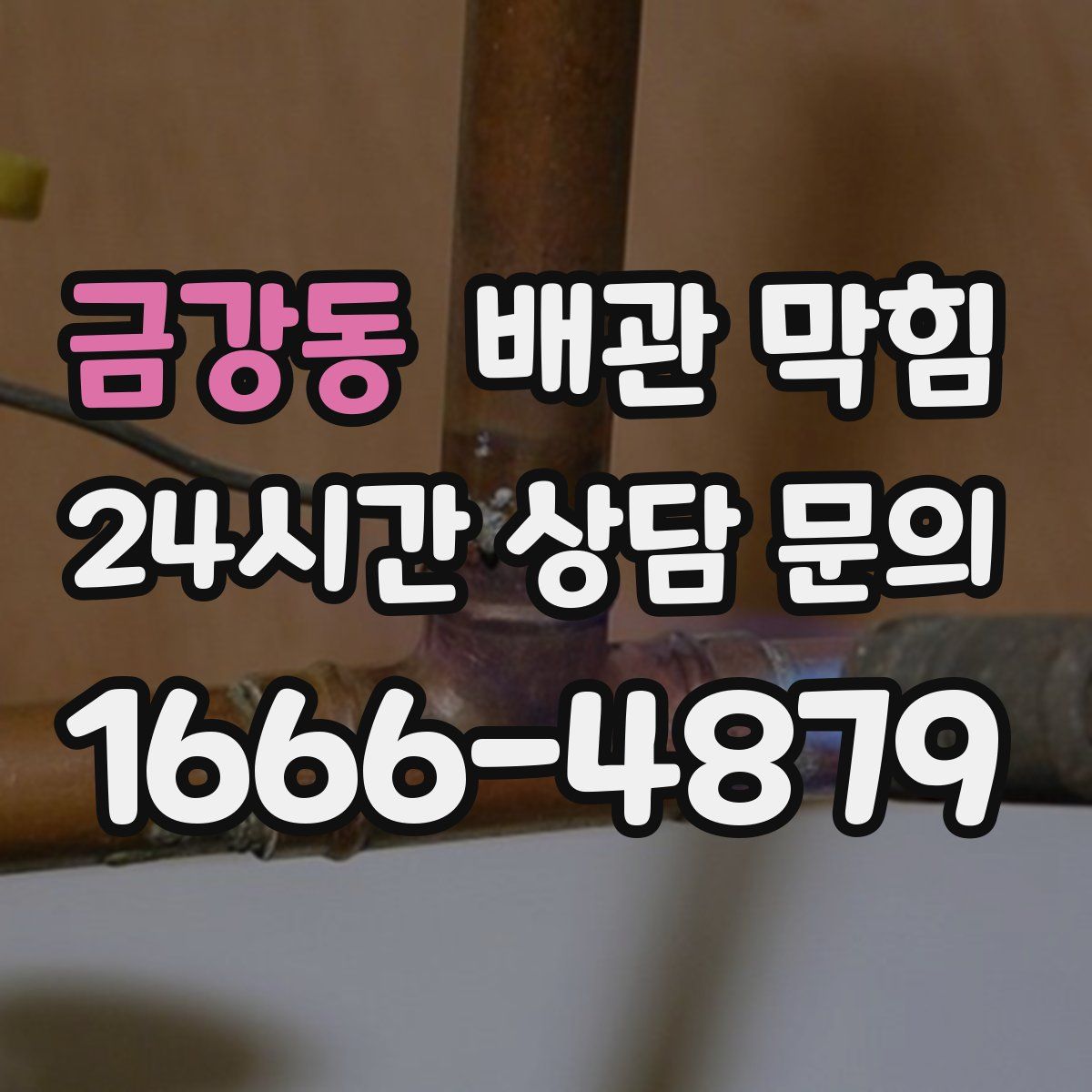 금강동 배관 막힘