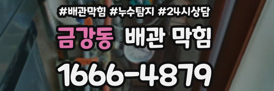 금강동 배관 막힘