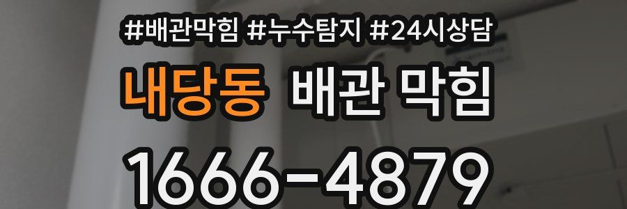 내당동 배관 막힘