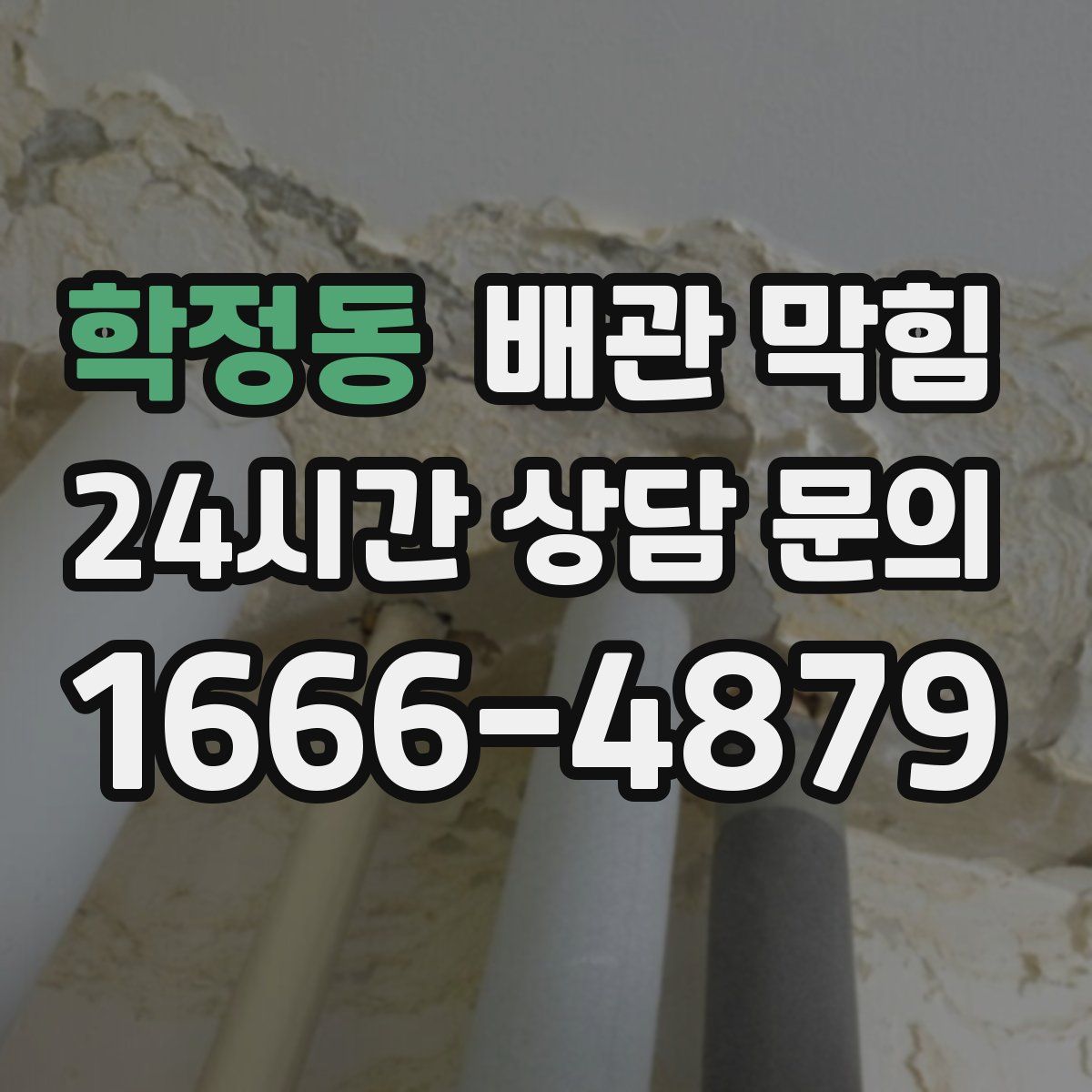 학정동 배관 막힘