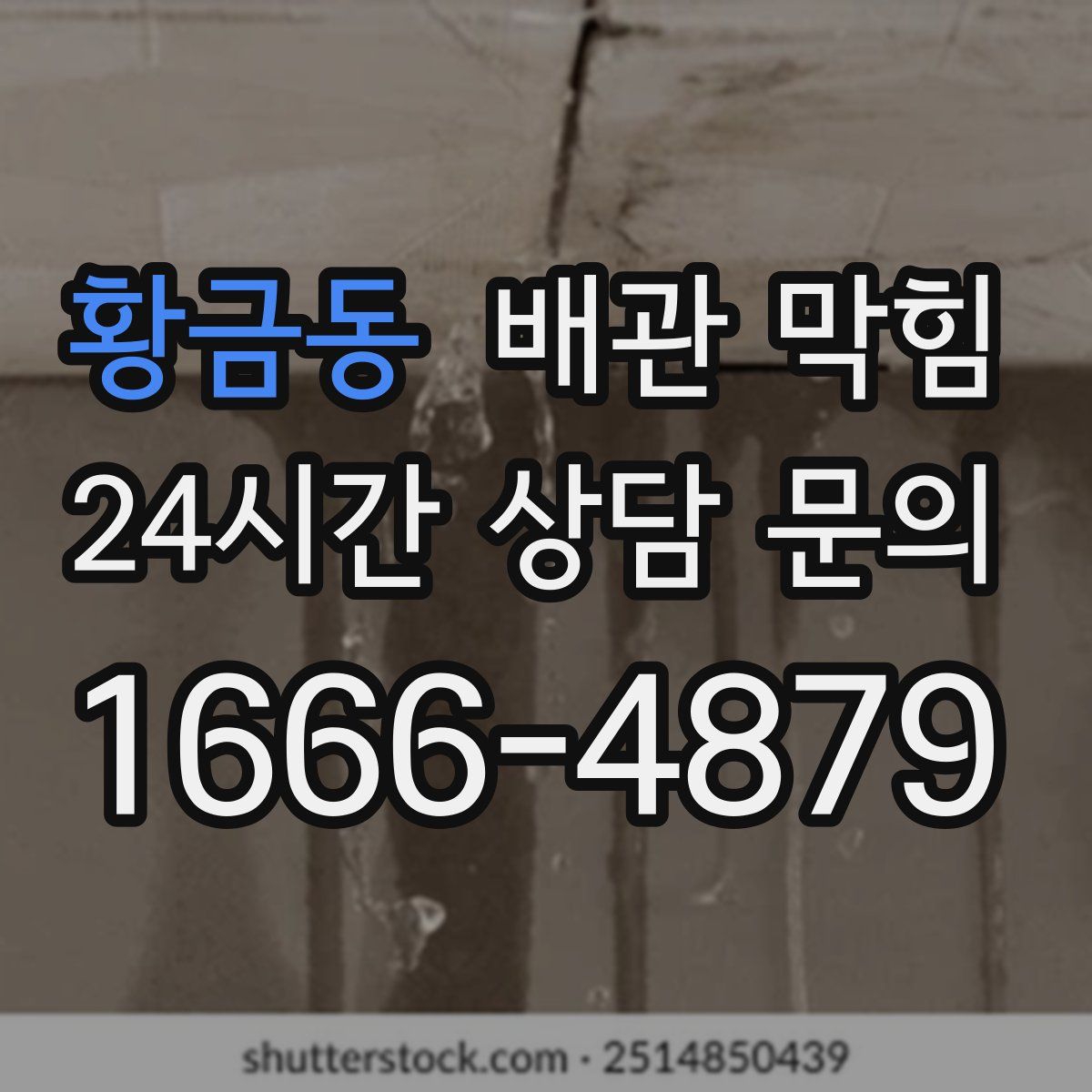 황금동 배관 막힘