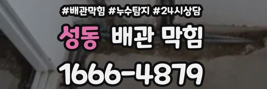 성동 배관 막힘
