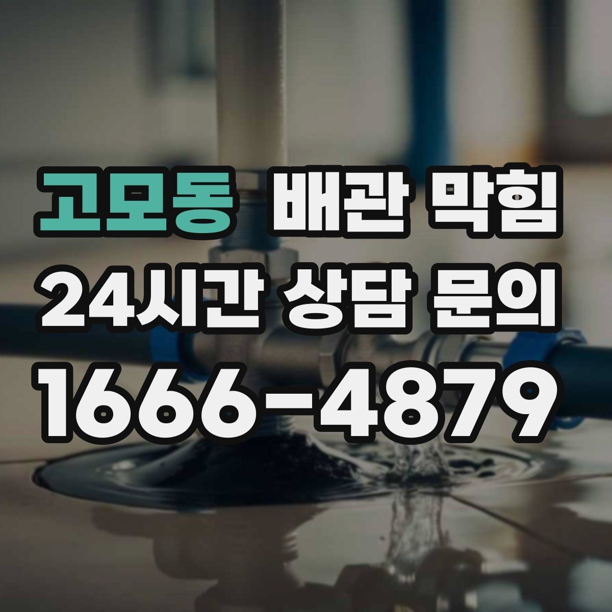 고모동 배관 막힘 배수구에서 퐁 소리가 나면 체크 포인트
