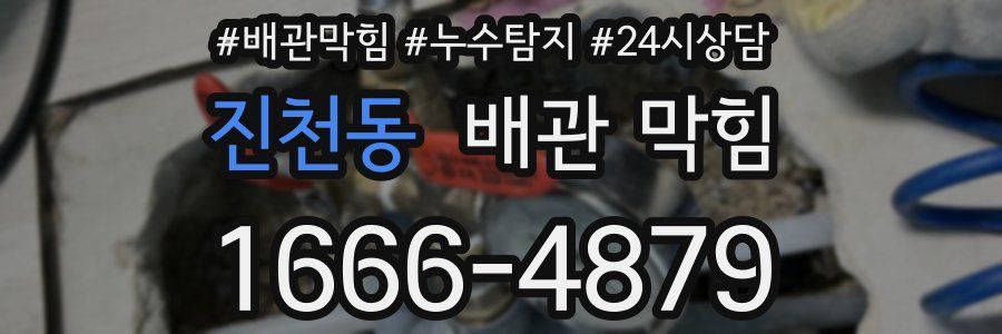 진천동 배관 막힘