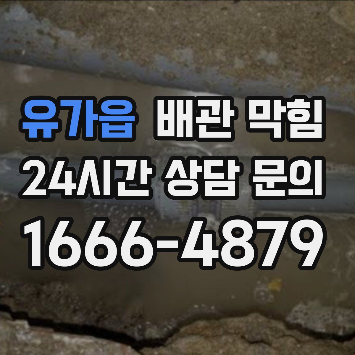 유가읍 배관 막힘