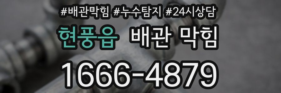 현풍읍 배관 막힘