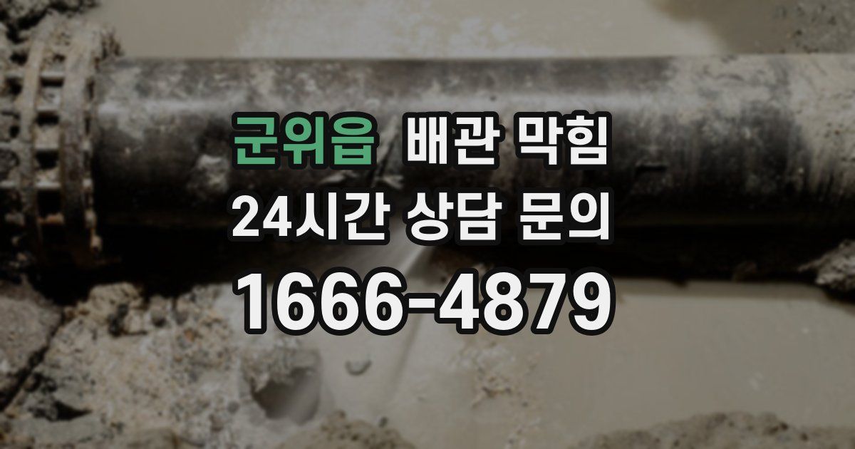 군위읍 배관 막힘
