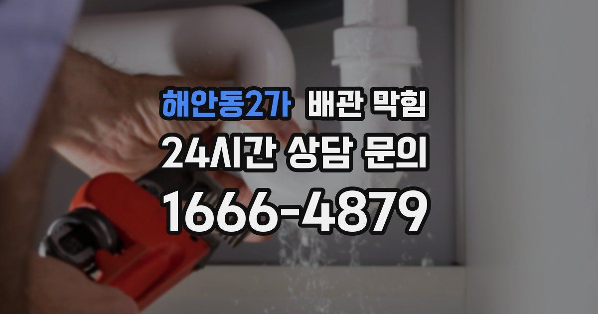해안동2가 배관 막힘