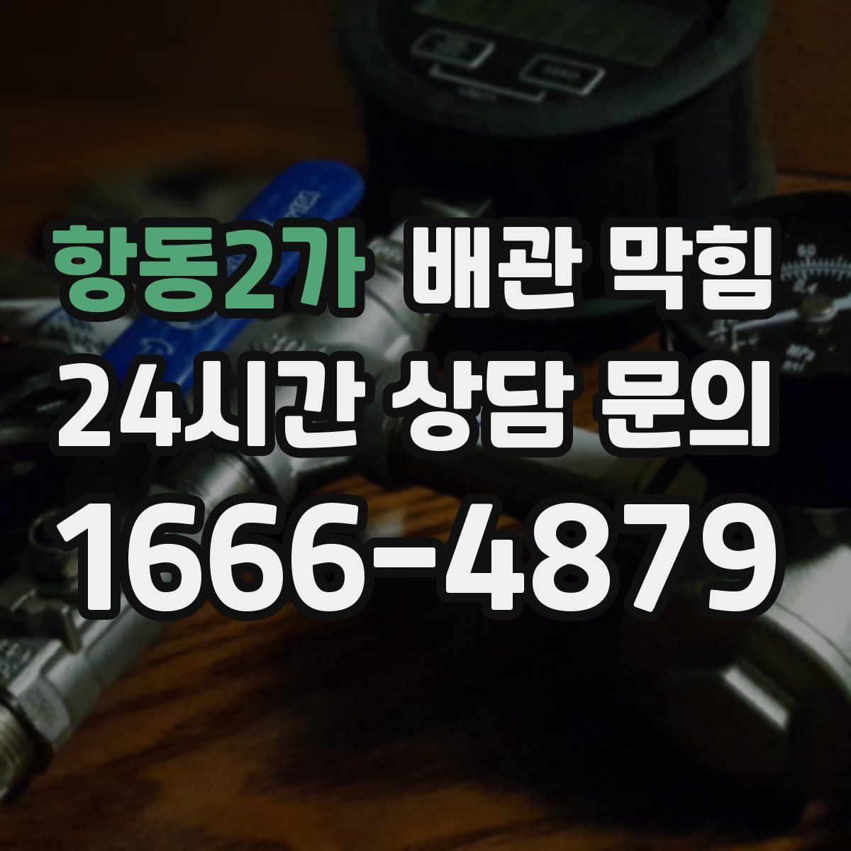 항동2가 배관 막힘