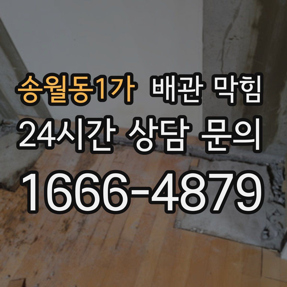 송월동1가 배관 막힘 배수할 때 찌꺼기가 튀어나오면 원인 추정