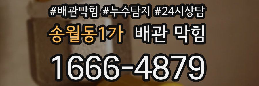 송월동1가 배관 막힘