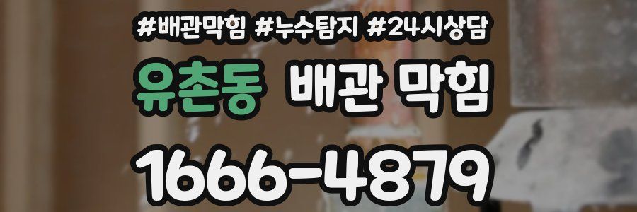 유촌동 배관 막힘