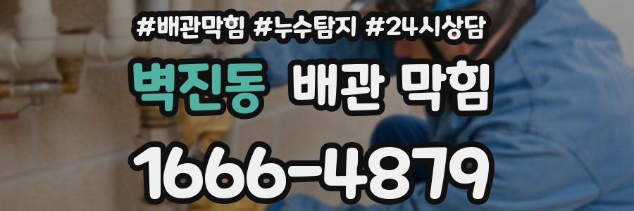 벽진동 배관 막힘