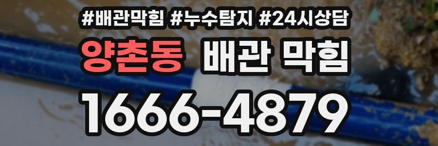 양촌동 배관 막힘
