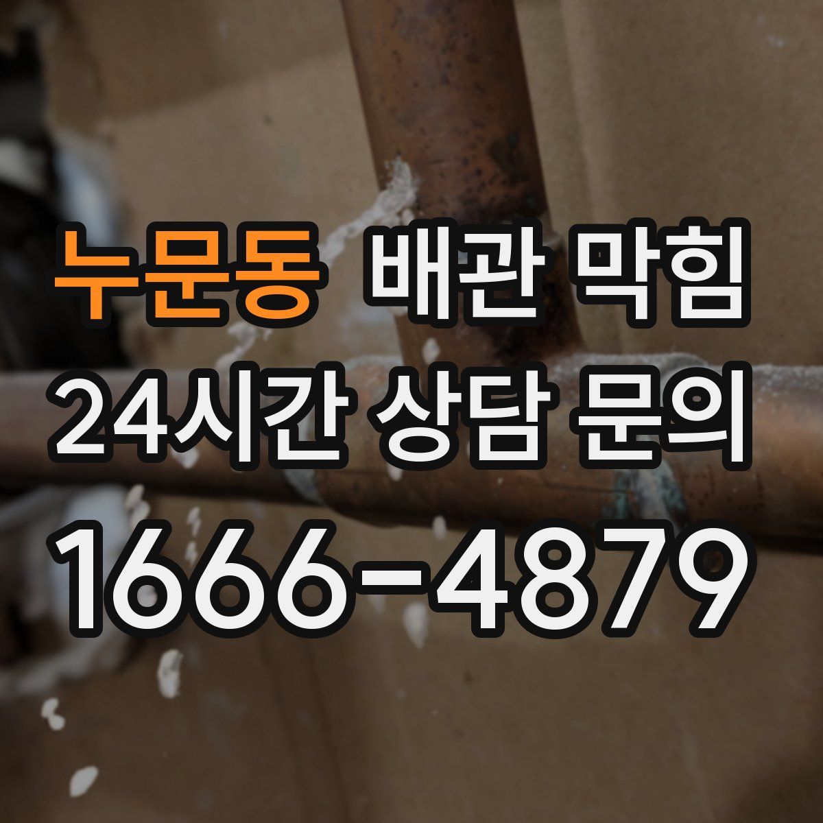 누문동 배관 막힘