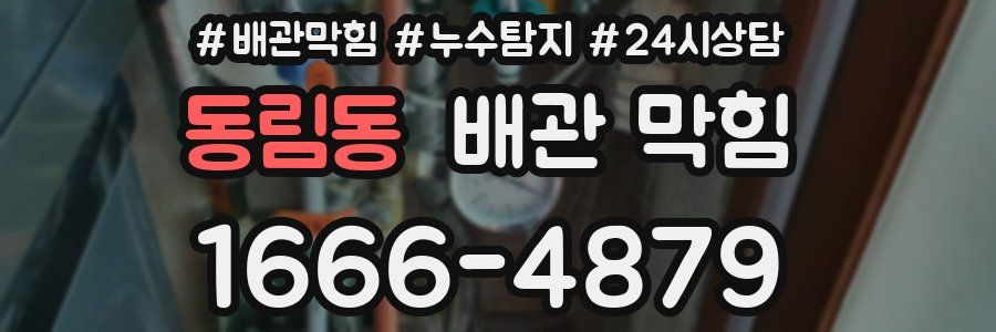 동림동 배관 막힘