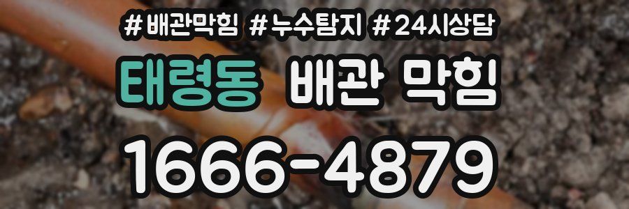 태령동 배관 막힘