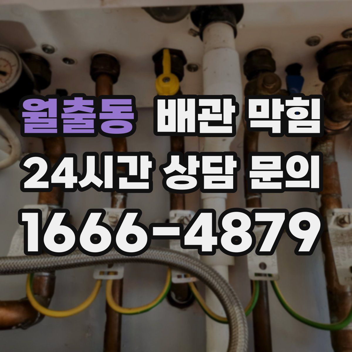 월출동 배관 막힘