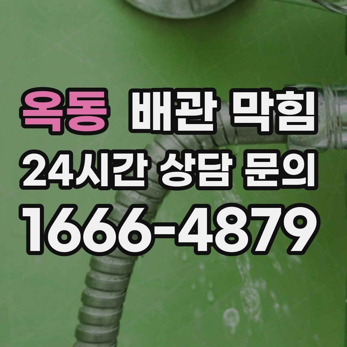 옥동 배관 막힘 한 동 라인이 함께 느리면 공용 배관 의심