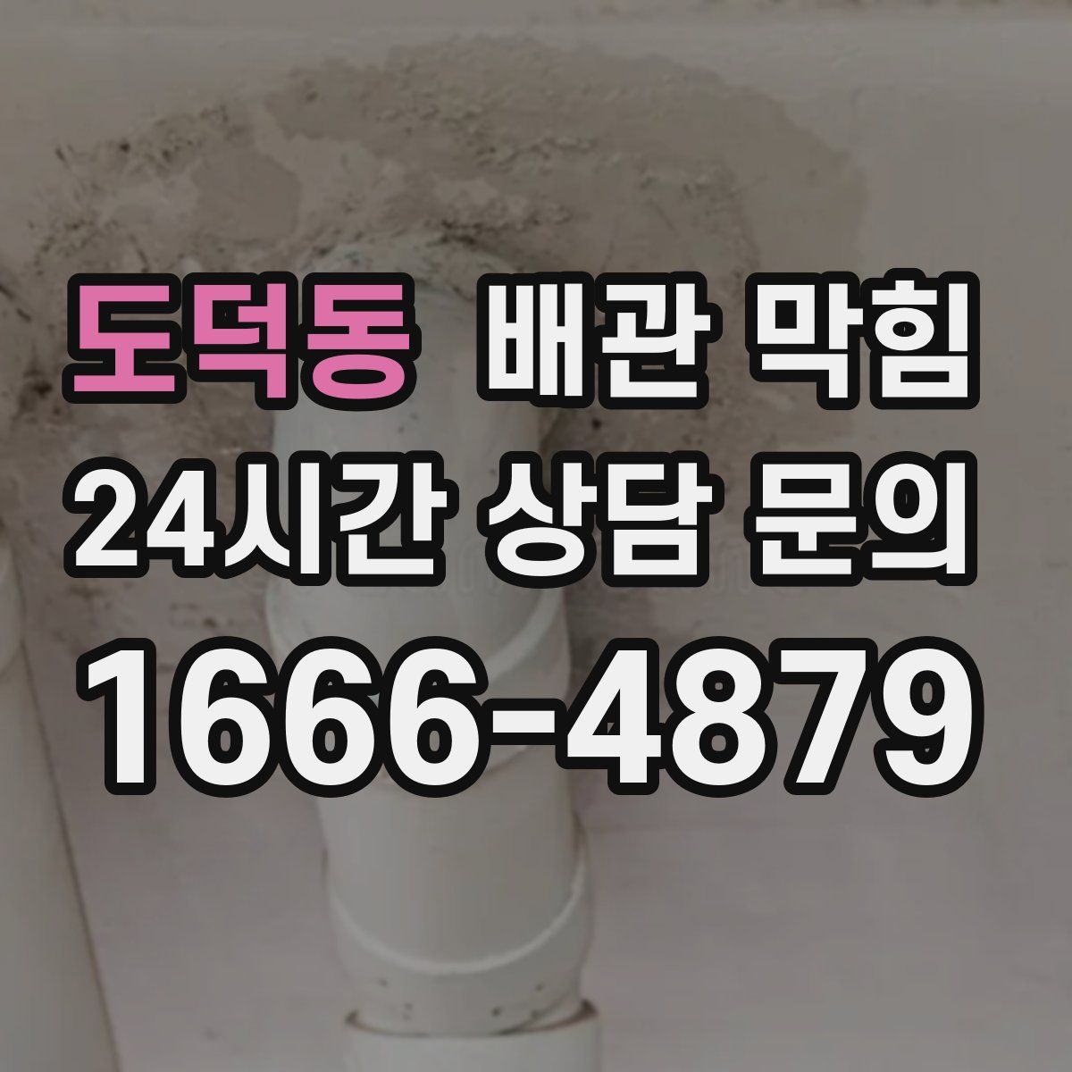도덕동 배관 막힘