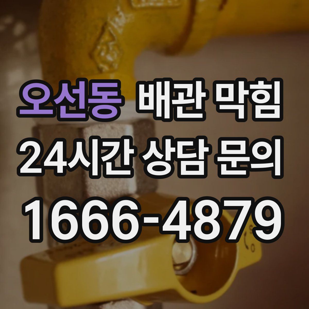 오선동 배관 막힘