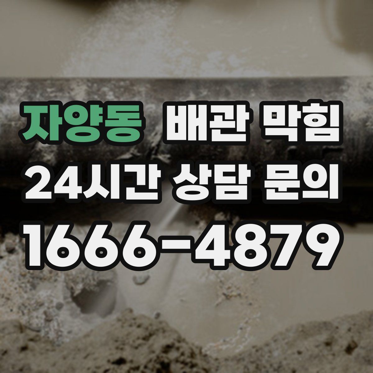 자양동 배관 막힘