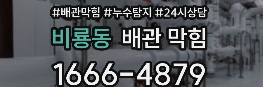 비룡동 배관 막힘